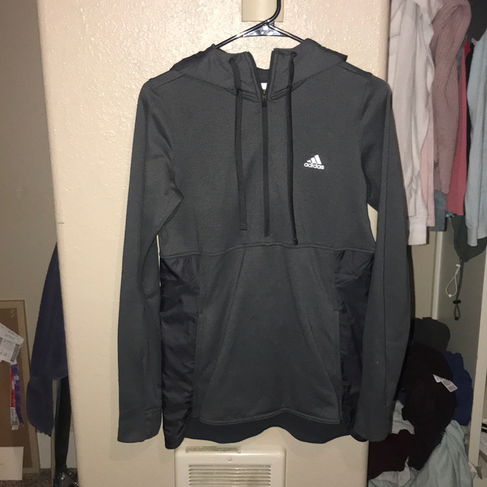 Grey Half Zip